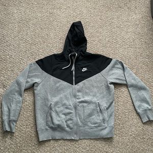 Nike zip up sweatshirt- XL